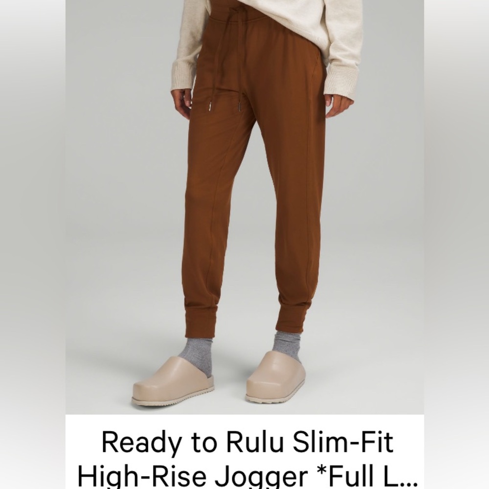 Lululemon Terracotta Ready to Rulu sz 2 Jogger